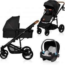 Коляска 3 в 1 Lionelo Mari Tour Black Onyx